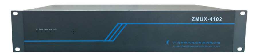 新一代多業(yè)務(wù)接入傳輸平臺(tái) 衛(wèi)星IP通信系統(tǒng)解決方案 ZMUX-4102正面示意圖